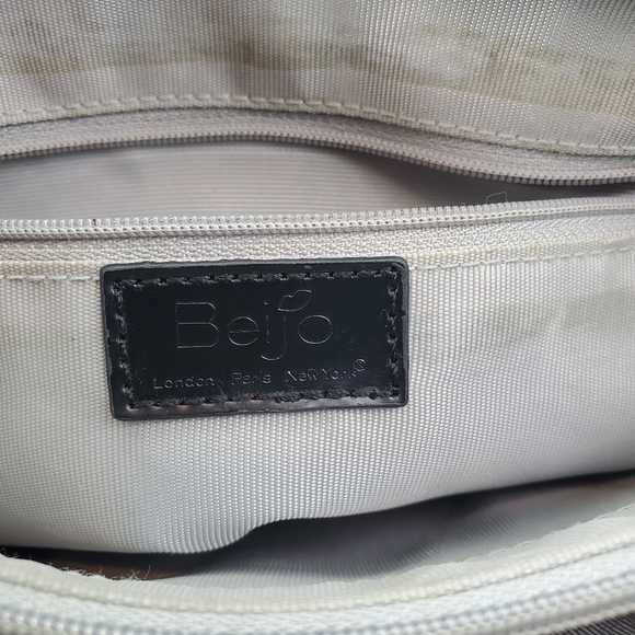 Beijo Taupe Orange PU Leather Shoulder Bag - Picture 8 of 15